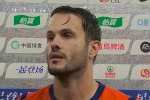 卡扎伊什维利：我们从第一分钟就准备好了赛事，感谢球迷雨天支持
